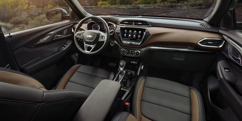 Interior Of A Trailblazer Vehicle